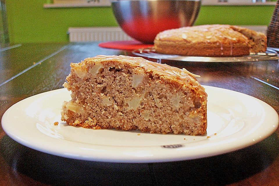 Apfel - Haselnuss Kuchen