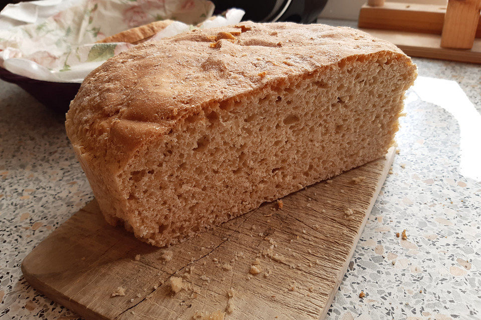 Haferflockenbrot mit Sauerteig