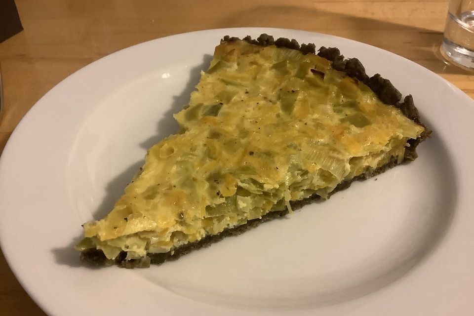 Kürbis-Lauch-Quiche