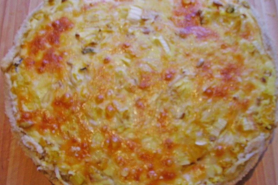 Kürbis-Lauch-Quiche