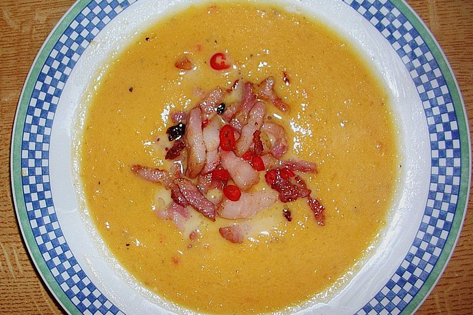 Pikante Kürbissuppe