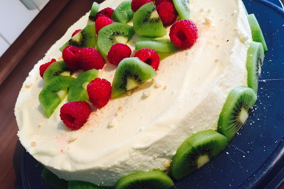 Frischkäse - Kiwi - Torte