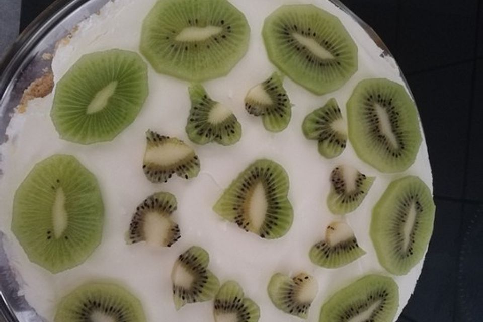 Frischkäse - Kiwi - Torte