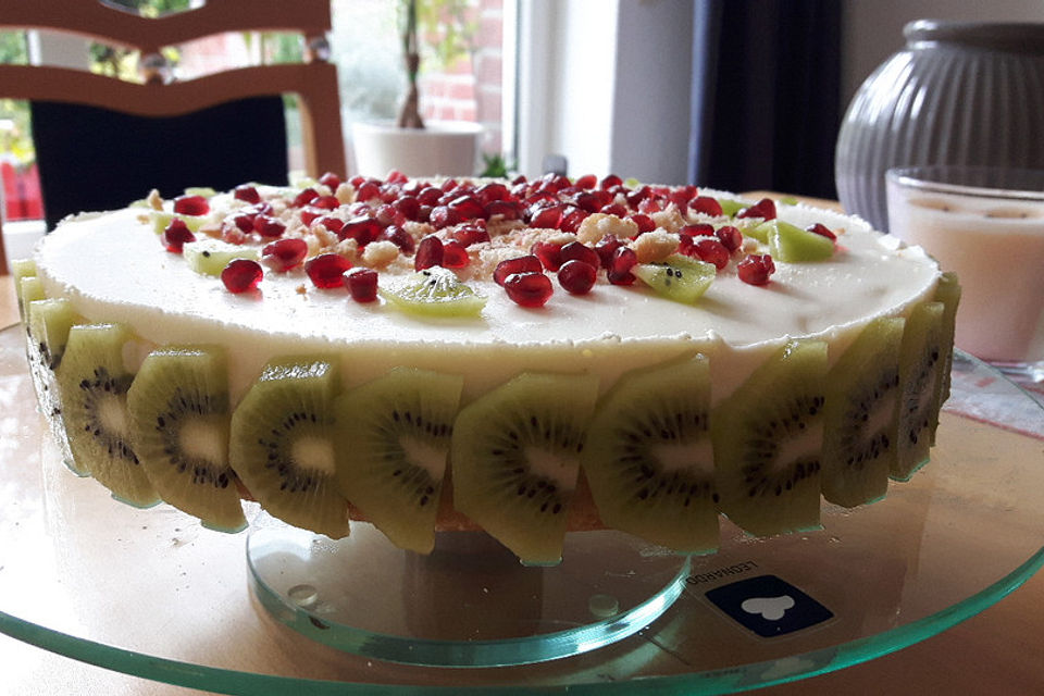 Frischkäse - Kiwi - Torte