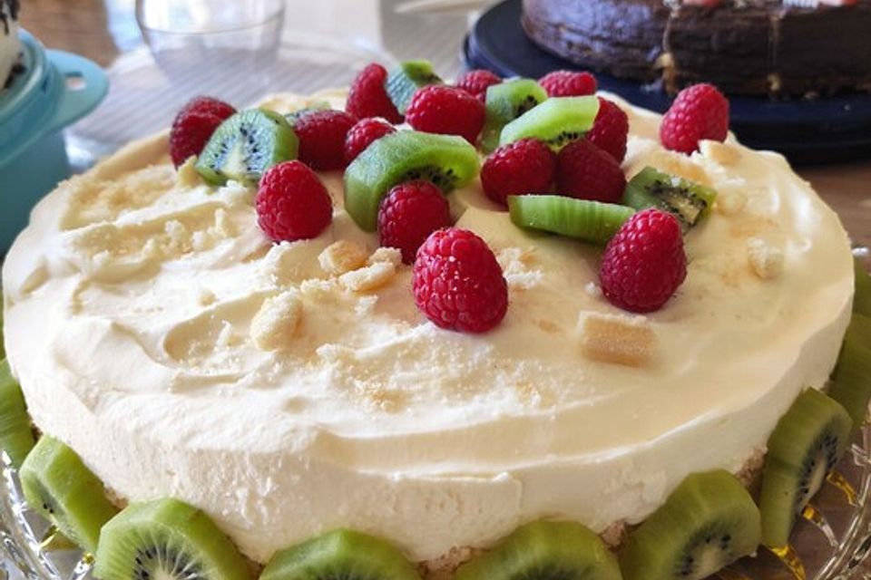 Frischkäse - Kiwi - Torte