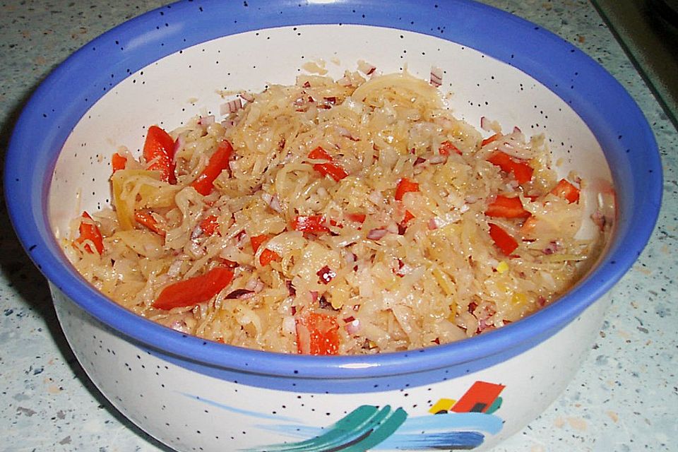 Sauerkraut - Paprika - Salat