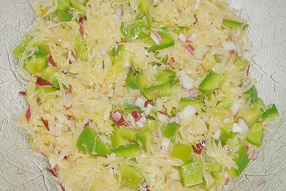 Sauerkraut - Paprika - Salat