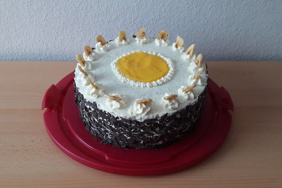 Bananen - Eierlikör Kuchen