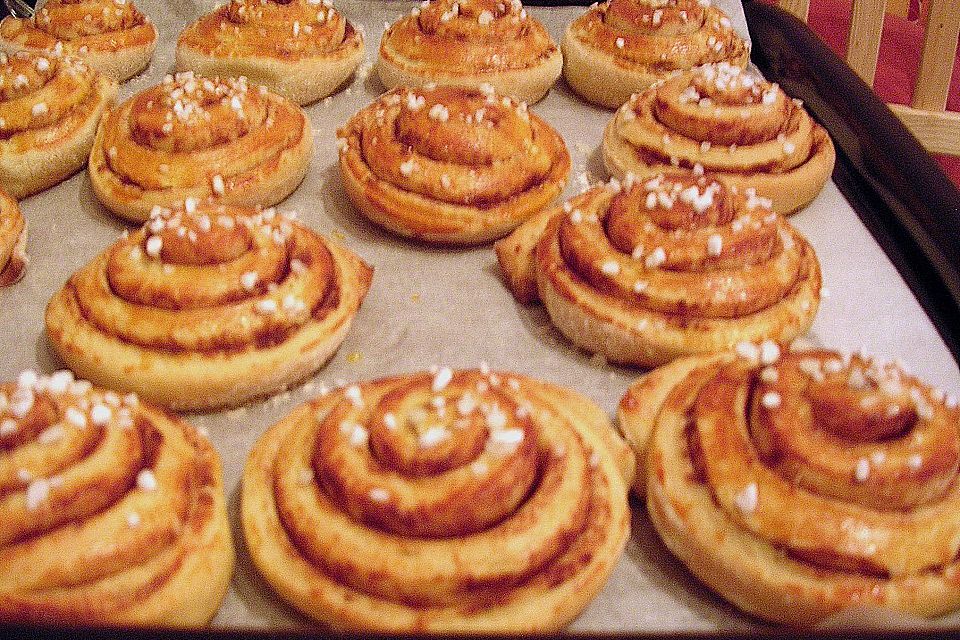 Kanelbullar (Zimtschnecken)