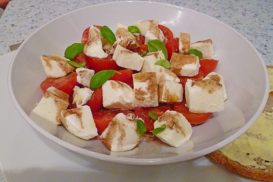 Tomaten mit Mozzarella