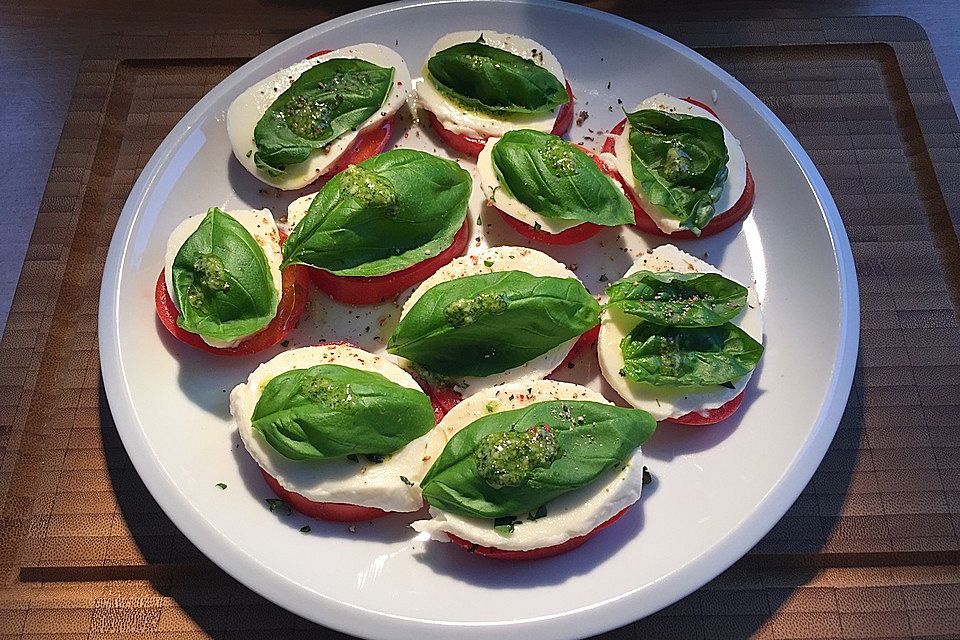 Tomaten mit Mozzarella