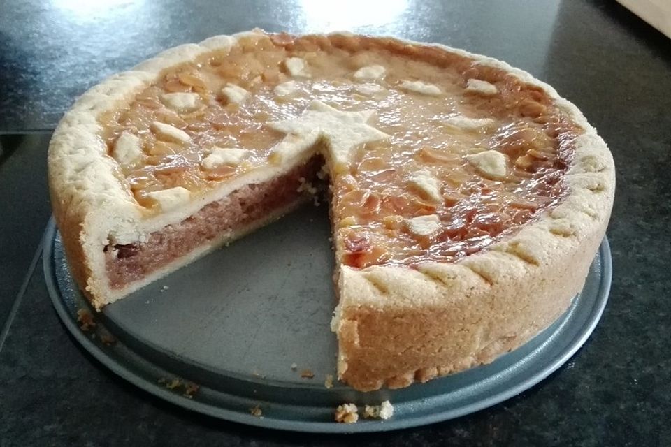 Gedeckter Apfelkuchen