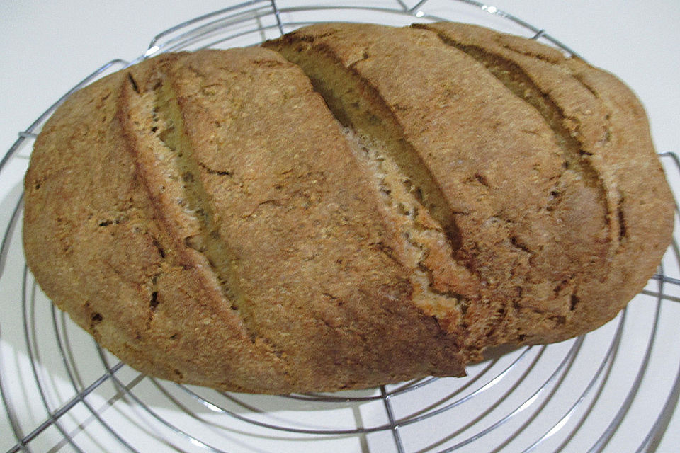 Mischbrot mit Sauerteig