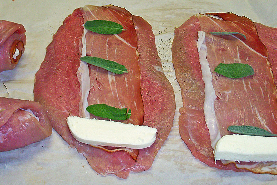 Kalbsrouladen in Portweinsauce