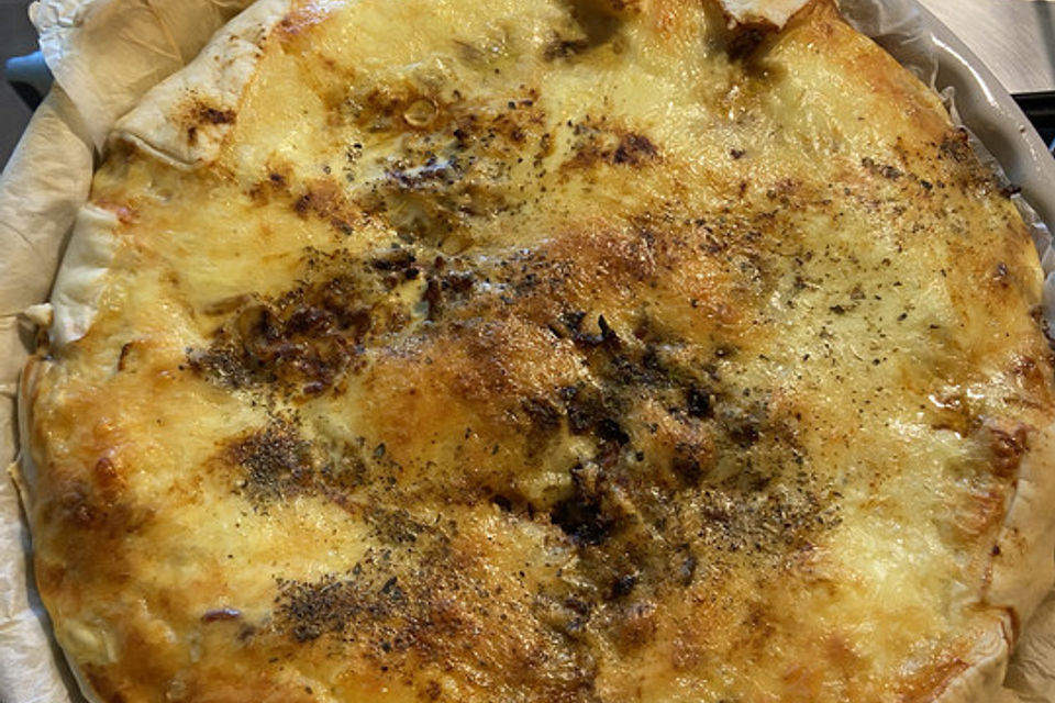 Hackfleisch - Spitzkohl - Quiche