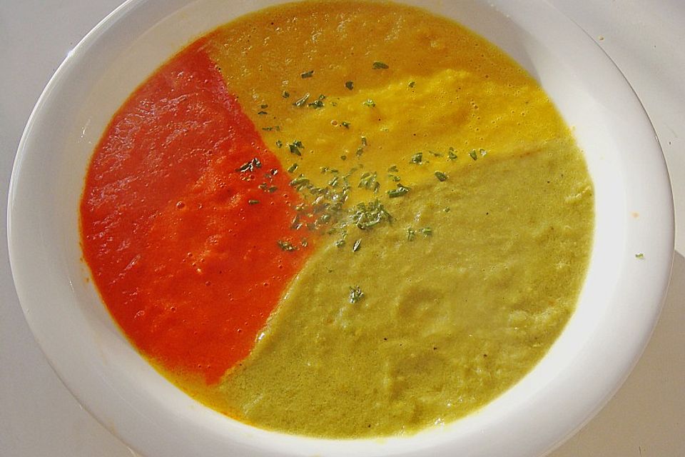 3 - farbige Suppe