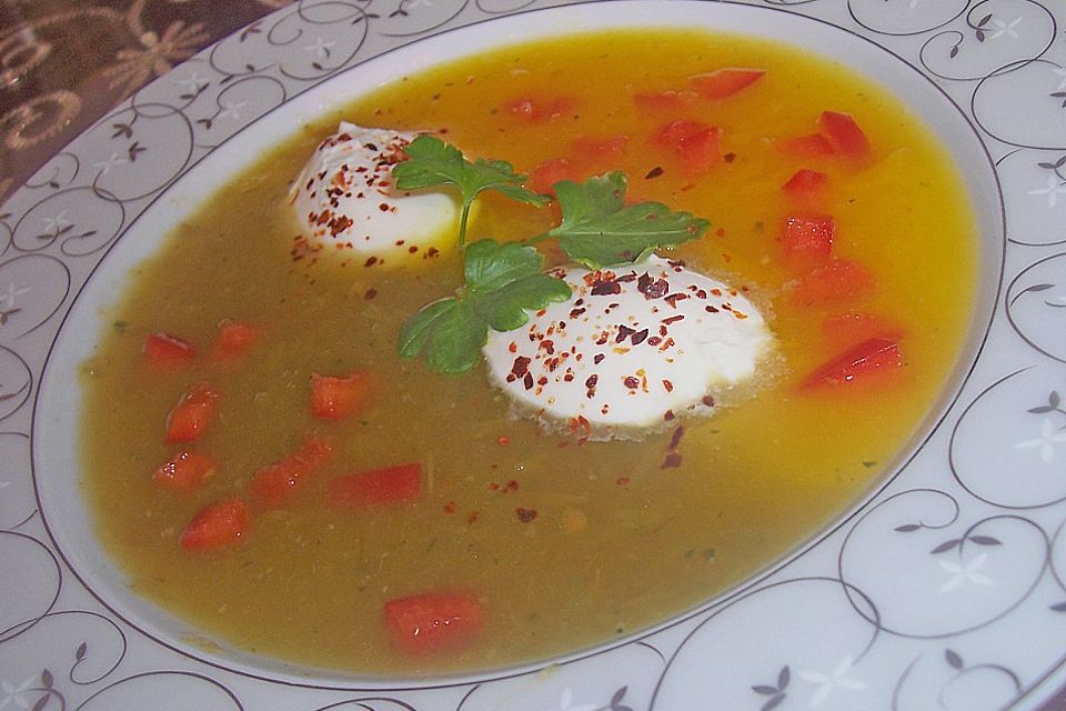 3 - farbige Suppe