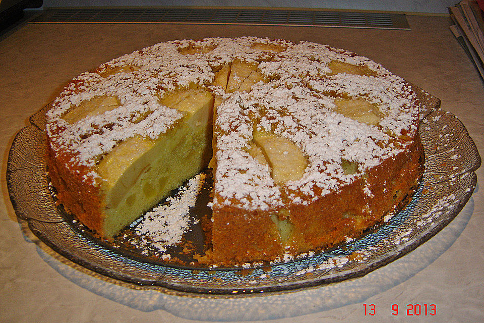 Saftiger Eierlikör - Apfel - Kuchen