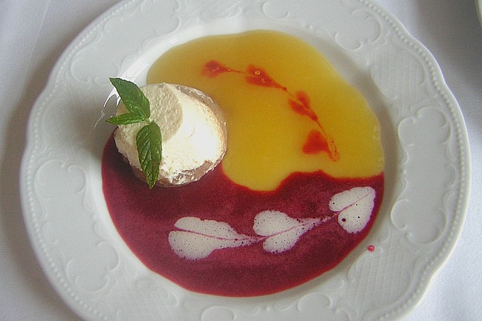 Marmorierte Schokoladenmousse