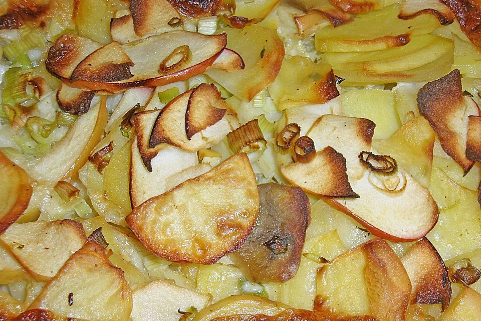 Kartoffel - Lauch - Gratin