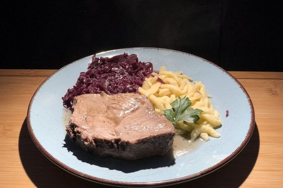 Geschmorter Schweinsbraten