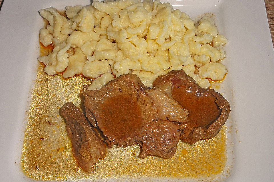 Geschmorter Schweinsbraten