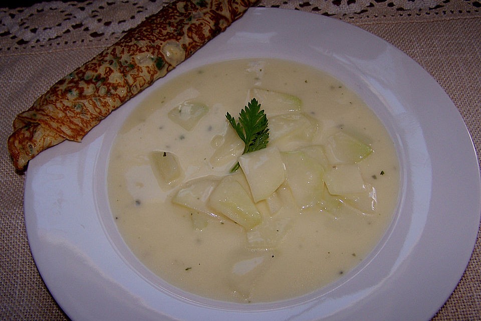 Kohlrabi in Rahmsoße