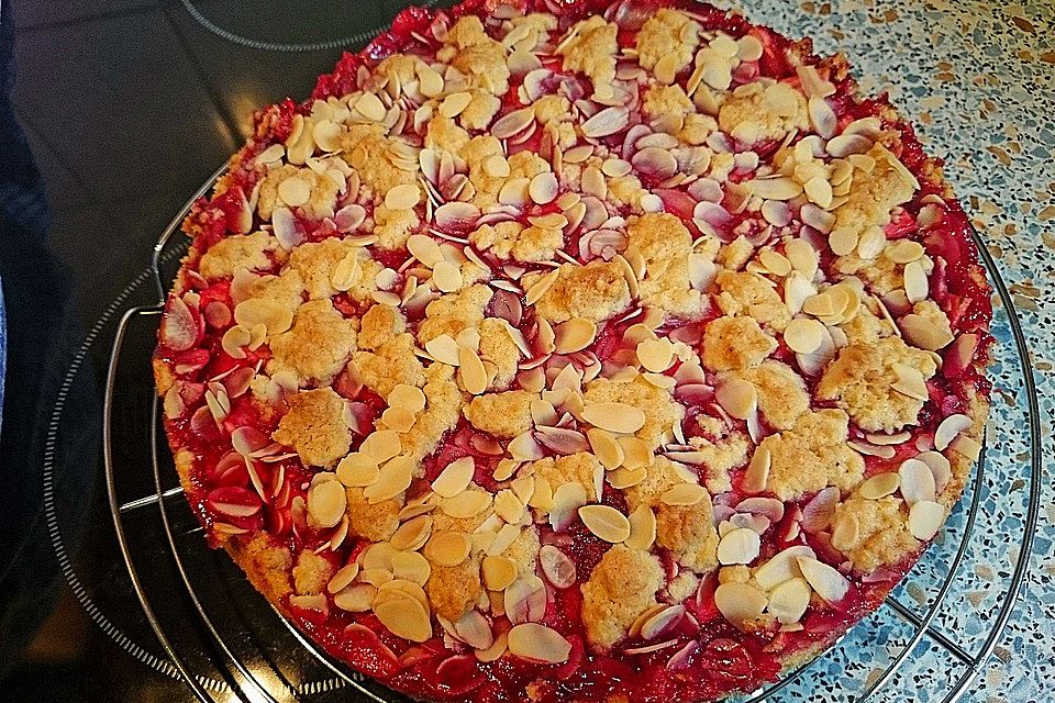 Apfel - Tarte mit Himbeeren