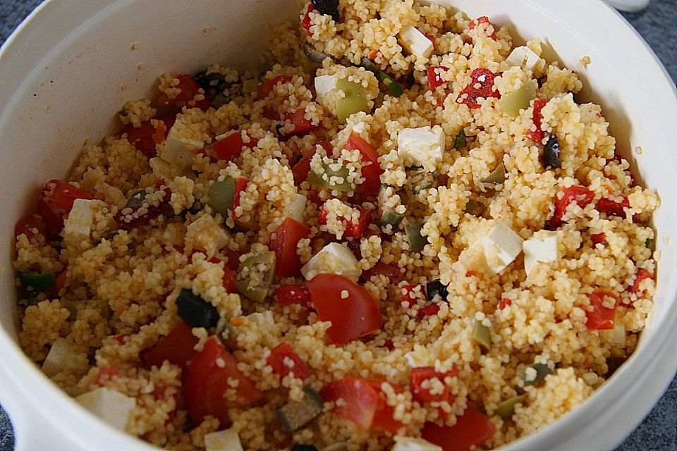 Griechisch inspirierter Couscous