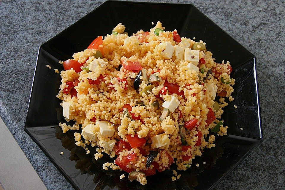 Griechisch inspirierter Couscous