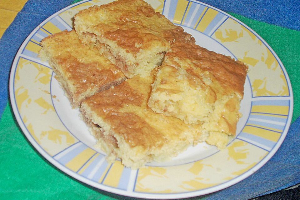 Gefleckter Vanillekuchen