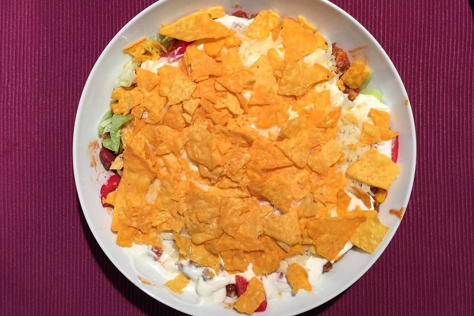 Nacho - Schicht - Salat