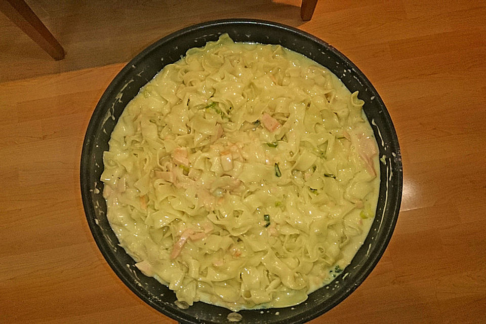 Nudeln mit Räucherlachs - Sauce