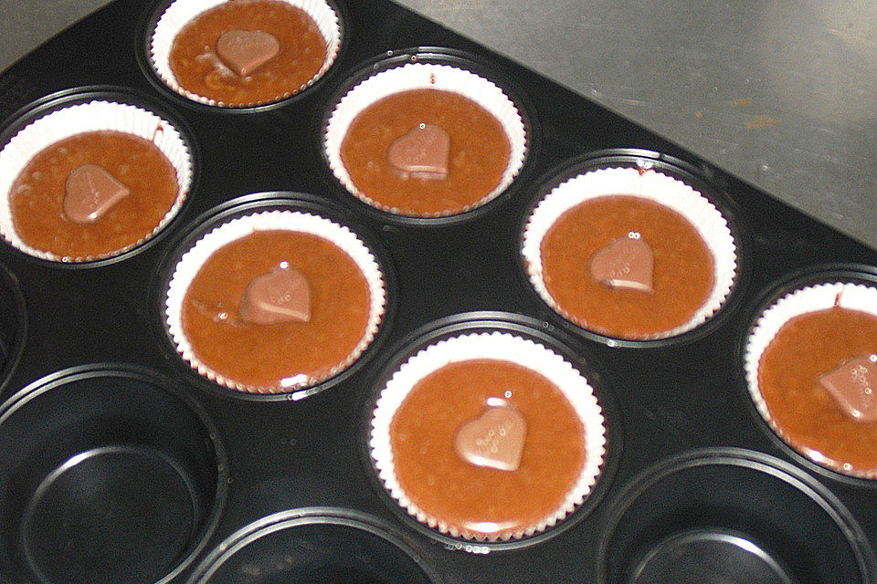 Schoko in Schoko Muffins