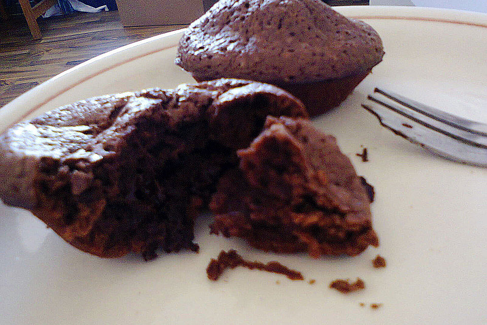 Schoko in Schoko Muffins