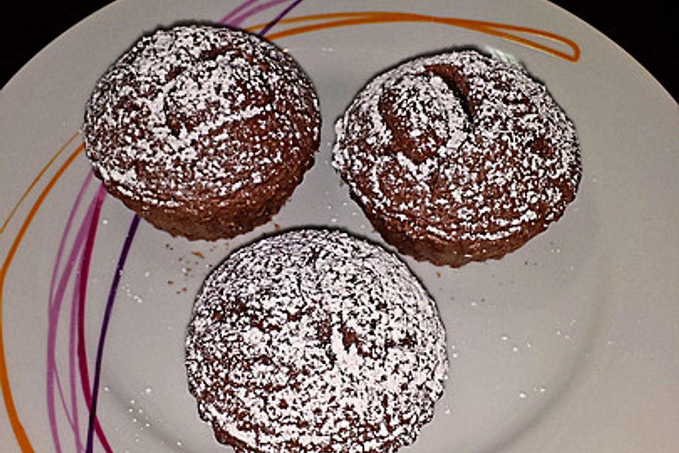 Schoko in Schoko Muffins