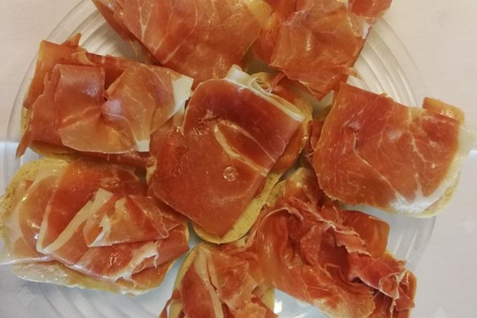 Boccadillos con jamón