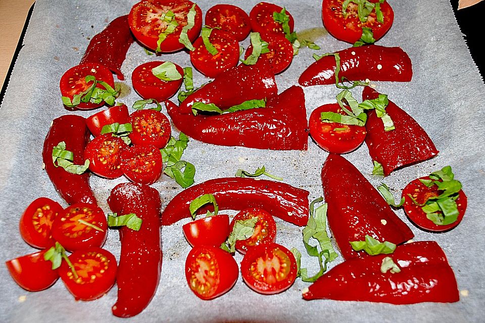 Geröstete Tomaten - Paprika - Suppe