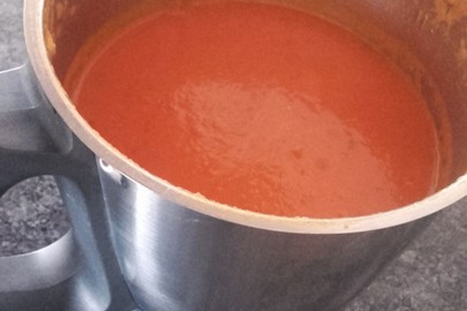 Geröstete Tomaten - Paprika - Suppe