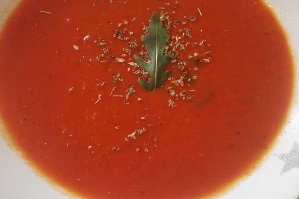 Geröstete Tomaten - Paprika - Suppe