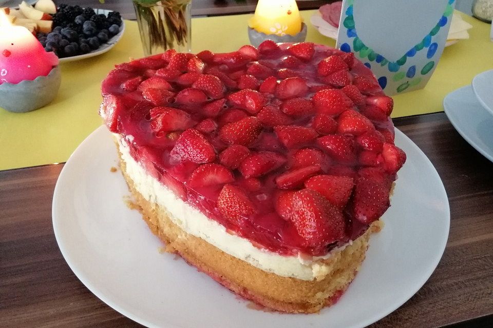 Erdbeerkuchen