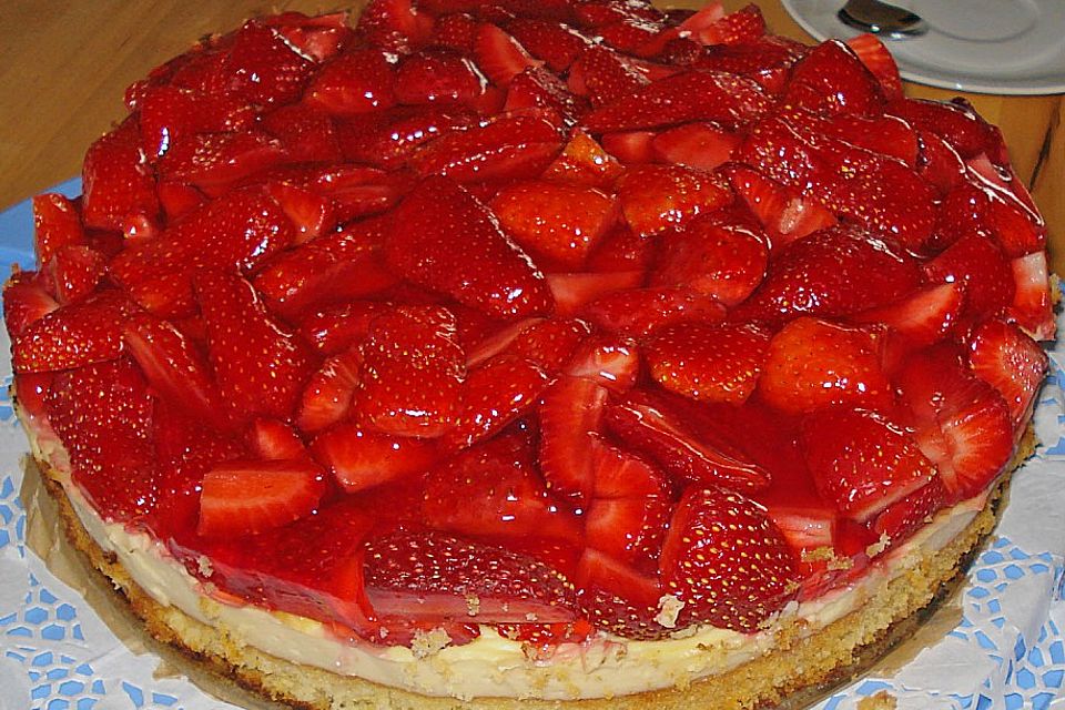 Erdbeerkuchen