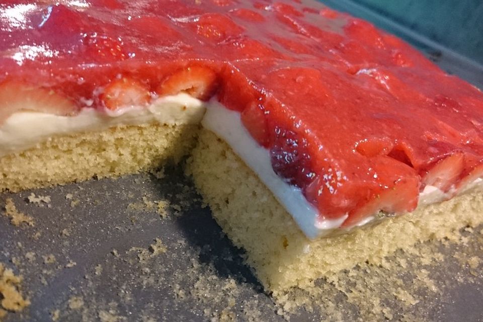 Erdbeerkuchen