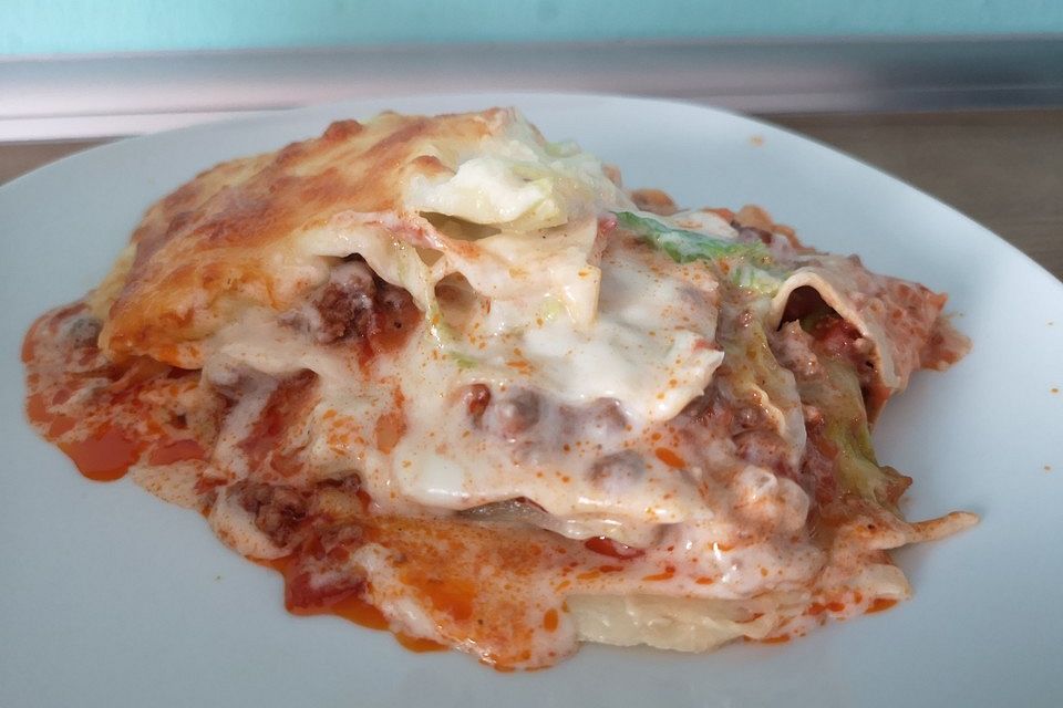 Wirsing-Lasagne