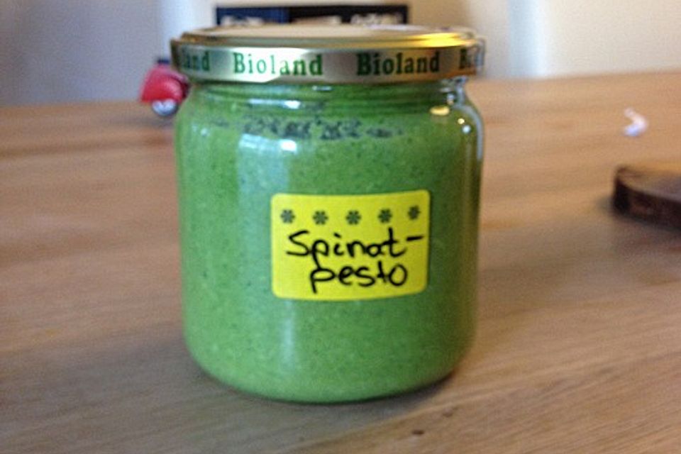 Spinatpesto