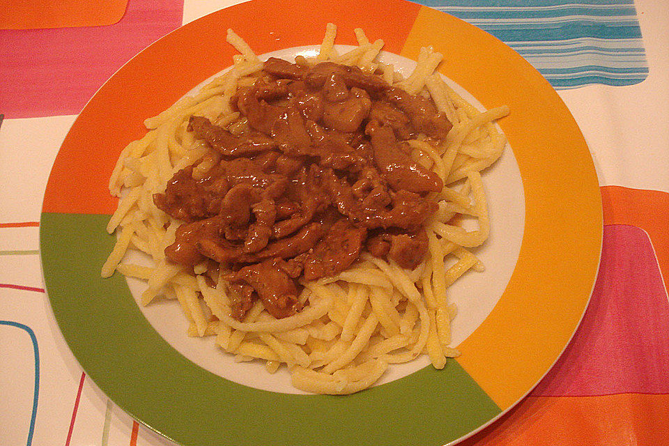 Sahne - Gyros mit Spätzle