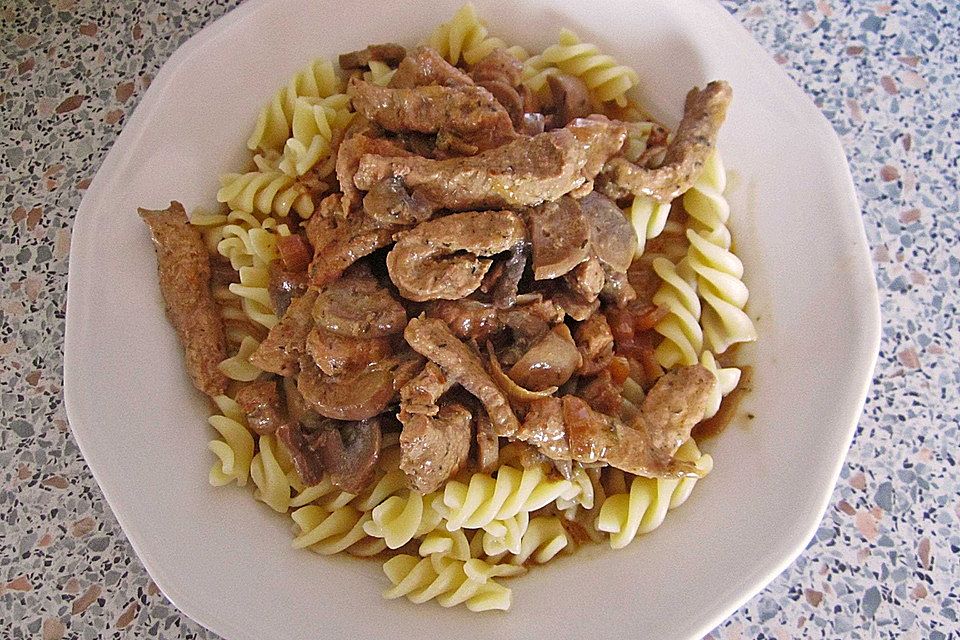 Sahne - Gyros mit Spätzle