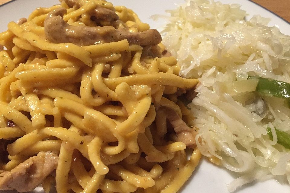 Sahne - Gyros mit Spätzle