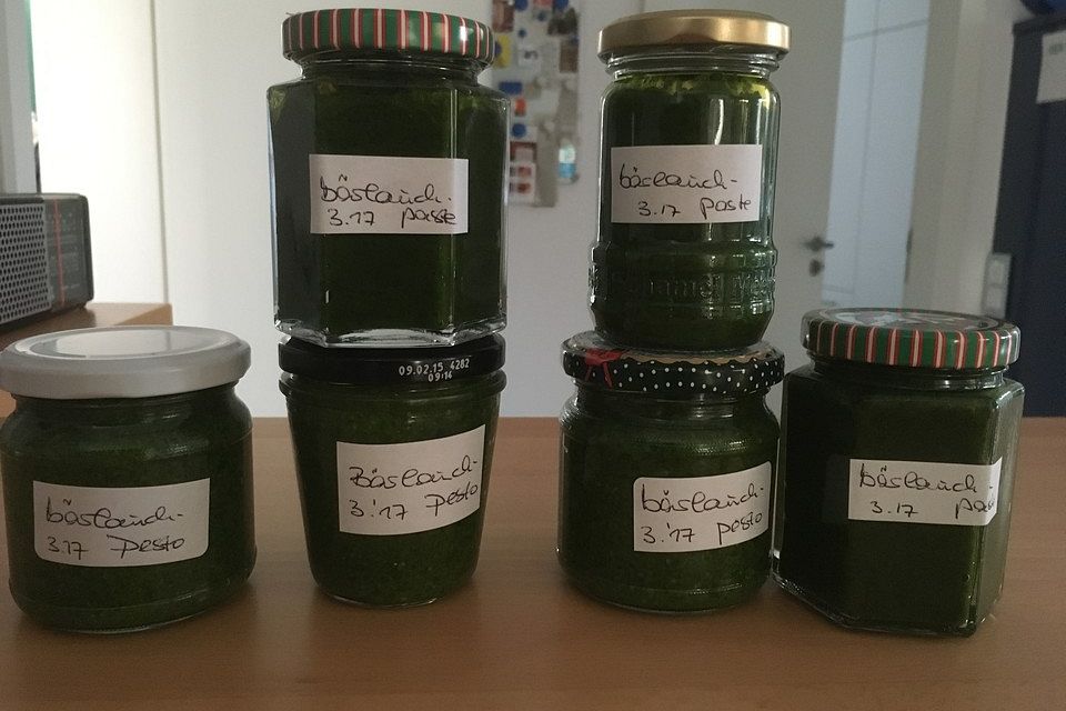 Bärlauch-Gewürzpaste