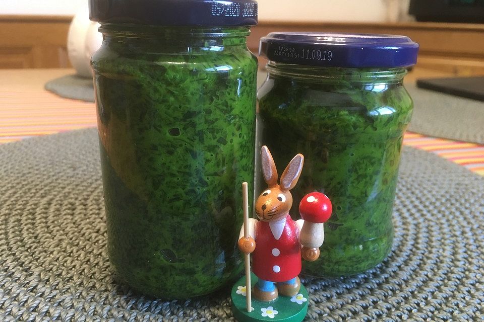 Bärlauch-Gewürzpaste